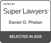daniel phelan super lawyers badge 2025